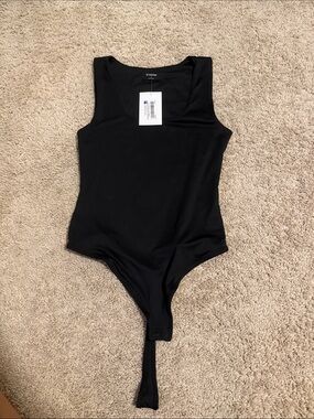 Workshop Republic Clothing Black Tank-Style Kids Bodysuit
